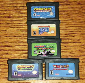 New ListingSuper Mario GB/GBA/NDS Gameboy Advance Games Bundle Lot Variety Titles tested