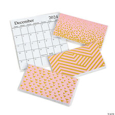 2024-2025 Pink & Gold Pocket Calendars 6.5