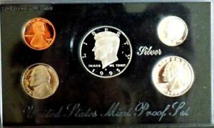 1995 US MINT PREMIER SILVER PROOF SET STUNNING PERFECT CONDITION IN FELT BOX