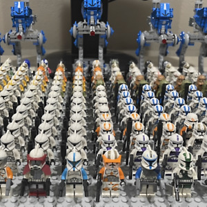 Lego Star Wars Trooper Lot of 8 Clone Wars Minifigure First Order Stormrooper