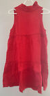 Tuckernuck Pomander Place Lightweight Gauze Morgan Dress In Red - Size XS