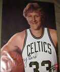 1979 Original 19X25in. Boston Celtics Larry Bird Basketball 7Up Poster - MINT