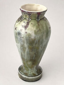 New ListingVintage Signed M E COLE Pottery Vase 7-3/4
