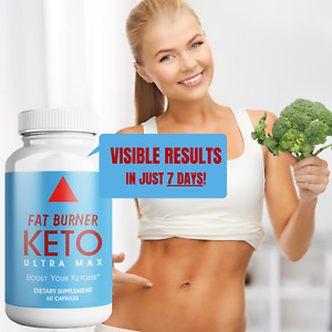 Keto Ultra Fat Burn Weight Loss Ketogenic Fat Burner Ketone Diet Boost Energy