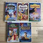 Lot of 5 Walt Disney Princess VHS VCR Video Tapes Vintage Movies Sleeping Beauty