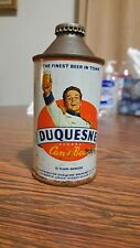 Duquesne Beer Vintage Cone Top Can with cap