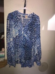 faded blouse size 4x woman clothes