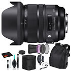 Sigma 24-70mm f/2.8 DG OS HSM Art Lens for Canon EF with Essential Bundle: