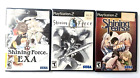 Shining Force EXA, Shining Force Neo, and Shining Tears PS2 PlayStation 2