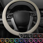 Silicone Steering Wheel Cover Python Snake Skin Design Fits 14.5