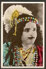 India Bollywood c.1910 hand tinted real photo postcard GOINDRAM TEMBE