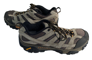 Merrell Mens Moab Ventilator J06011 Walnut Hiking Shoes Sneakers Vibram Size 12W