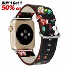 For Apple Watch Leather Strap Series 8 7 6 SE 5 4 3 2 38/40/41/45mm iWatch Band