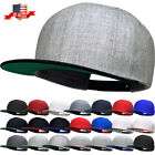 Premium Classic Snapback Wool Blend Plain Basic Cap Hat