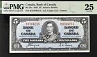 New ListingCanada $5 BC-23c 1937 PMG 25 Very Fine Banknote