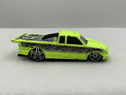 Vintage Hot Wheels Chevy Pro Stock S10 Pickup Truck Fluorescent Yellow Die Cast