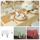 1/10 Pk 70 X120 in. Rectangular Polyester Tablecloth Wedding Party Event Banquet