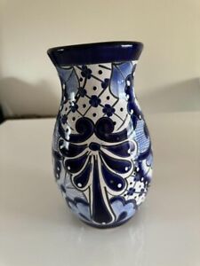 Mexican Talavera Hand Crafted Vase