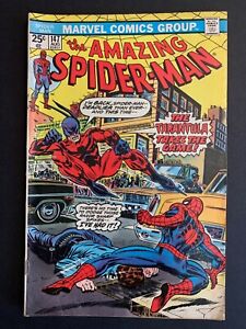Amazing Spider-Man 147 VG+ -- Tarantula, Jackal Marvel 1975