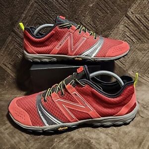 New Balance Minimus Trail Running Shoes Mens Sneakers Trainers Red 10.5 D
