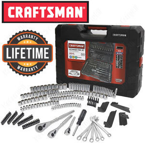 Craftsman 230 Piece Mechanics Tool Set, Alloy SAE Metric Socket Wrench w/ Case