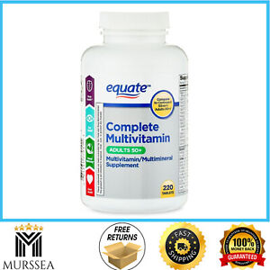 Equate Complete Multivitamin/Multimineral Supplement Tablets, Adults 50+, 220 Co