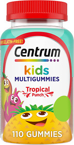 New ListingKids Multivitamin Gummies, Tropical Punch, Made with Natural Flavors, 110 Count,