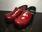 Dansko Clogs Women’s Size 36 US Size 5.5-6 Red Shoes Clean Soles Nice