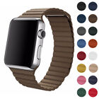 Magnetic Leather Loop Strap For Apple Watch Band for iWatch Series 8 Ultra 7 6 5