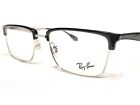 NEW Ray Ban RB6397 2932 Black/Gunmetal Rectangle Modern Eyeglasses Frames 54/19