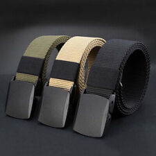 Men's Tactical Military Outdoor Combat Nylon Canvas Belt Buckle Strap Waistband