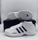 Adidas Pro Model 2G White Black Basketball Sneakers Retro OG EF9824 Mens Size