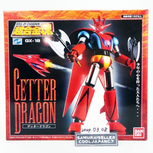 Soul Of Chogokin GX-18 Getter Dragon Action Figure Getter Robo G Bandai Unused
