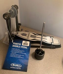 NEW bass kick drum pedal Mapex P500 TW Single chain drive : Dual beater