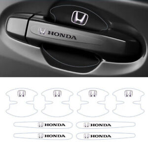 8pcs Invisible Car Door Handle Scratches Sticker Protector Film Decal for Honda (For: 2022 MDX)