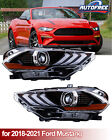 Headlights For 2018 2019 2020 2021 2022 2023 Ford Mustang LED DRL Headlamps L+R (For: 2018 Ford Mustang GT)