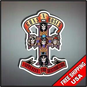 Gun N' Roses Logo Decal Sticker Heavy Metal Rock Band Rock 80's Various GNR