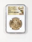 2021 $50 American Gold Eagle 1 Ounce NGC MS70 T-1 Last Day of Production Family