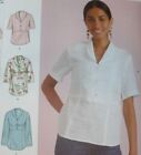 Simplicity Pattern 9889/12021 Misses Shirt Top Blouse w/Sleeve Var 4-12 or 12-20