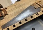 Vintage Disston & Sons Philada USA 8 TPI Crosscut Handsaw  Wheat Carved Handle