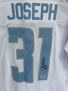 New ListingKerby Joseph Signed Autograph Custom Jersey - COA - Detroit Lions