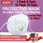 KN95 Face Mask(BFE 95%)Non-Medical Disposable Mask With Breathing Valve
