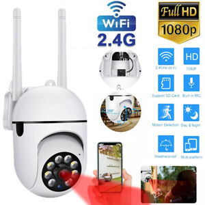 Wireless 2.4G WiFi Security Camera System Smart outdoor Night Vision Cam 1080P