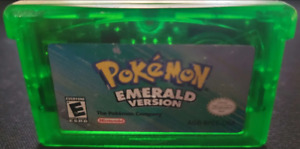 Authentic Pokemon Emerald with dry battery.