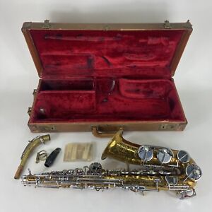 Noblet Alto Saxophone Paris France Antique With Case Serial 7603
