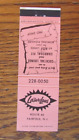 LEISURE BOWLING LANES MATCHBOOK COVER: FAIRFIELD, NEW JERSEY EMPTY MATCHCOVER C2