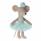 Maileg Little Sister Ballerina Mouse Light Mint