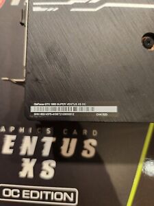 MSI GeForce GTX 1660 Super Ventus XS 6GB GDDR6 Graphics Card (G166SVXSC)