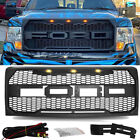 Front Grill for FORD F150 2009-2014 Raptor Style Bumper Grille Mesh W/Letters US (For: 2013 Ford)