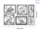 birds clear stamps stamping card making clay FAST Free Shipping